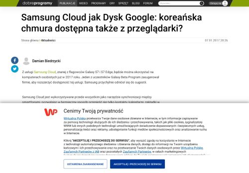 
                            10. Samsung Cloud jak Dysk Google: koreańska chmura dostępna także z ...