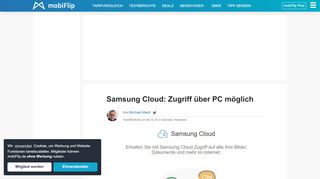 
                            6. Samsung Cloud: Zugriff über PC möglich - mobiFlip