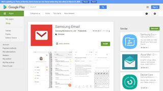
                            5. Samsung Email – Applications sur Google Play