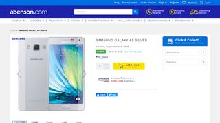 
                            11. Samsung Galaxy A5 Silver Smartphone | Abenson.com