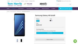 
                            9. Samsung Galaxy A8 (2018) Pricing, Availability, Features