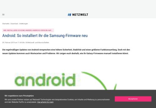 
                            10. Samsung Galaxy: Android-Firmware manuell installieren - NETZWELT