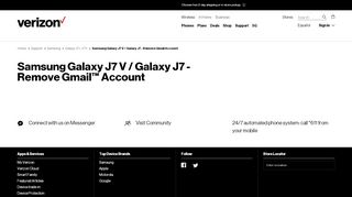 
                            9. Samsung Galaxy J7 V / Galaxy J7 - Remove Gmail Account | Verizon ...