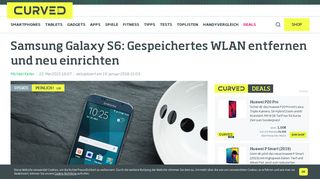 
                            6. Samsung Galaxy S6: Gespeichertes WLAN entfernen und neu einrichten