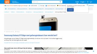 
                            8. Samsung Galaxy S7 Edge met geheugenkaart: hoe werkt het ...