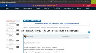 
                            8. Samsung Galaxy S7 — W-Lan - Internet evtl. nicht verfügbar ...