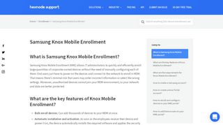 
                            11. Samsung Knox Mobile Enrollment - Help Documentation ... - Hexnode