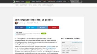 
                            7. Samsung-Konto löschen: So geht es – GIGA