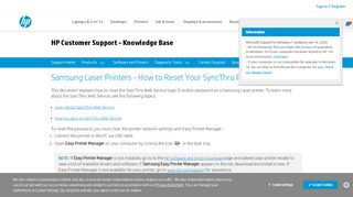 
                            3. Samsung Laser Printers - How to Reset Your SyncThru Password ...