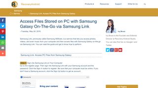 
                            6. Samsung Link: Access PC Files from Samsung Galaxy