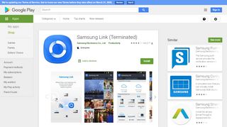 
                            7. Samsung Link (arrêt) – Applications sur Google Play