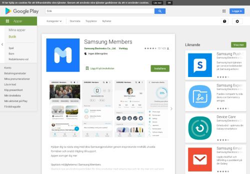 
                            4. Samsung Members – Appar på Google Play