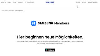 
                            4. Samsung Members | Apps | Samsung Schweiz