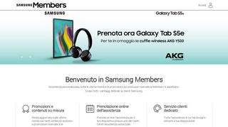 
                            4. Samsung Members: Benvenuto