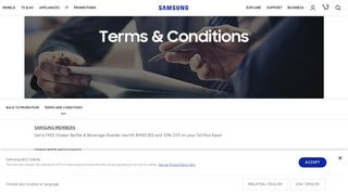 
                            13. Samsung Members Signature Market Terms and Conditions | Malaysia