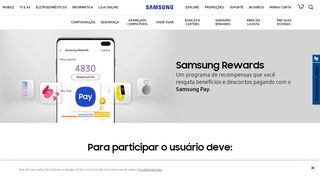 
                            3. Samsung Rewards - Samsung Brasil | Celulares & Tablets | TV ...