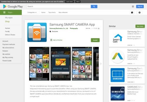 
                            5. Samsung SMART CAMERA App – Apps no Google Play