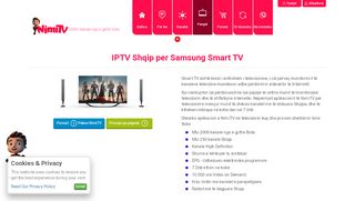 
                            8. Samsung SmartTV | IPTV Shqip Smart TV APP - NimiTV