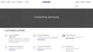 
                            11. Samsung Support & Contact Us | Samsung IE