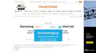 
                            11. Samsung tritt Login-Allianz Verimi bei - Handelsblatt