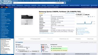 
                            4. Samsung Xpress C480FN ab € 215 (2019) | Preisvergleich Geizhals ...