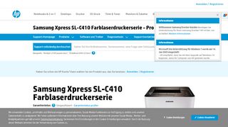 
                            3. Samsung Xpress SL-C410 Farblaserdruckerserie Solução de ...