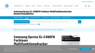 
                            1. Samsung Xpress SL-C480FN Farblaser Multifunktionsdrucker User ...