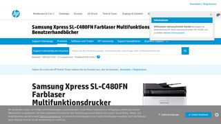 
                            2. Samsung Xpress SL-C480FN Farblaser Multifunktionsdrucker ...