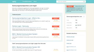 
                            8. Samsungsmartpartner.com login - Sur.ly