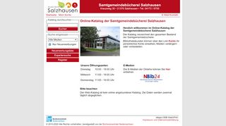 
                            1. Samtgemeindebücherei Salzhausen - allegro-OEB WebOPAC ...