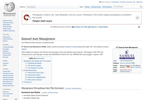 
                            11. Samuel Aset Manajemen - Wikipedia bahasa Indonesia, ensiklopedia ...