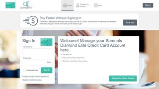
                            13. Samuels Diamond Elite Credit Card - Manage your account - Comenity