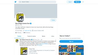 
                            6. San Diego Comic-Con (@Comic_Con) | Twitter