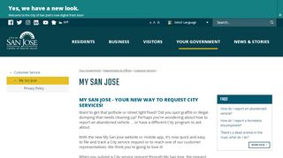 
                            4. San Jose, CA - Official Website - My San Jose - City of San Jose