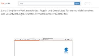 
                            7. Sana Compliance Verhaltenskodex. Regeln und Grundsätze für ein ...