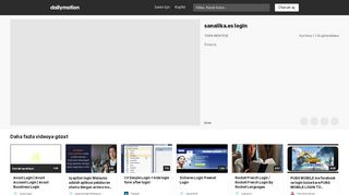 
                            10. sanalika.es login - Dailymotion Video
