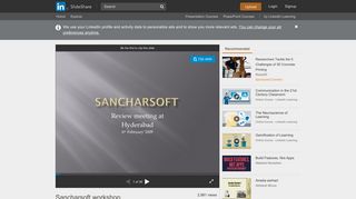 
                            10. Sancharsoft workshop - SlideShare