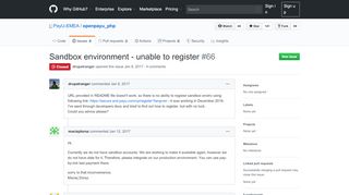 
                            11. Sandbox environment - unable to register · Issue #66 · PayU ... - GitHub