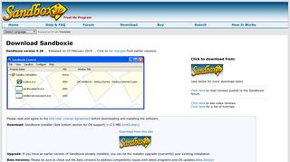 
                            9. Sandboxie - Download Sandboxie