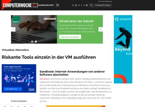 
                            9. Sandboxie: Internet-Anwendungen von anderer Software abschotten ...