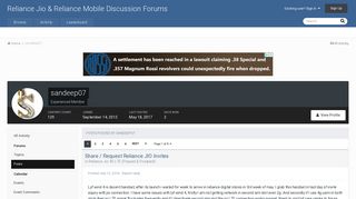 
                            11. sandeep07's Content - Reliance Jio & Reliance Mobile Discussion Forums