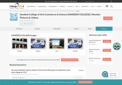 
                            3. Sandesh College of Arts Commerce & Science ... - CollegeDekho