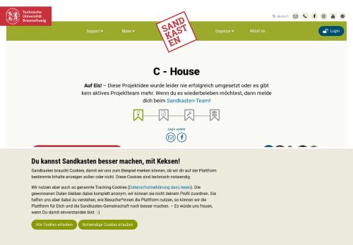 
                            6. Sandkasten » Projekt – C - House - Sandkasten TU Braunschweig