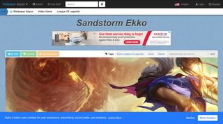 
                            11. Sandstorm Ekko Wallpaper and Background Image | 1301x768 | ID ...