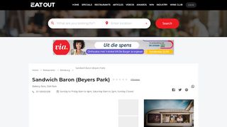 
                            11. Sandwich Baron (Beyers Park) - Restaurant in Boksburg - EatOut