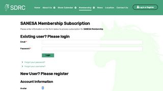 
                            6. SANESA Membership Subscription