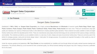 
                            9. Sangam Sales Corporation - Manufacturer from Rui Mandi, New Delhi ...