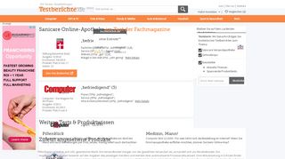 
                            13. Sanicare Online-Apotheke im Test | Testberichte.de