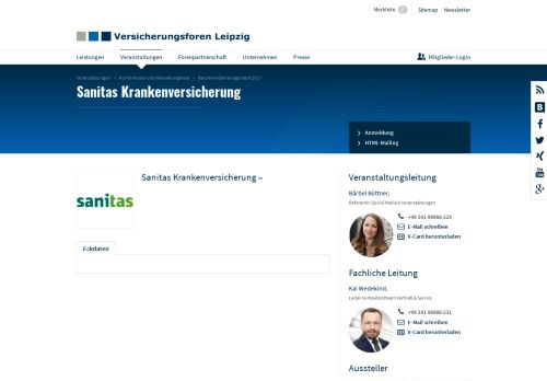 
                            8. Sanitas Krankenversicherung - Versicherungsforen Leipzig