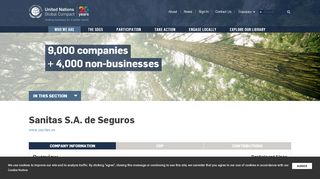 
                            12. Sanitas S.A. de Seguros | UN Global Compact